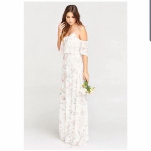 Show me your MuMu Caitlin Ruffle maxi dress